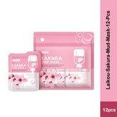 Laikou Sakura Mud Mask- 12 Pcs  (60 gm)